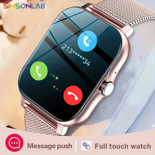 New SmartWatch 1.44-inch Color Screen Full Touch Custom Dial Smartwatch Bluetooth Talking Fashion Smartwatch Men's and Women's